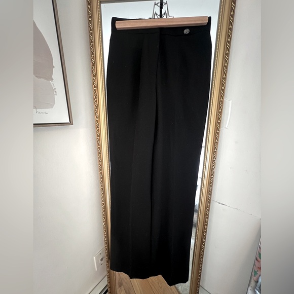 Chanel Wool and Cashmere Black Pants. EUR Size 34 - US Size 2. - Picture 12 of 13